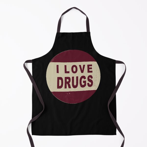 Item preview, I Love Drugs - vintage sixties logo designed and sold by Kludoman.
