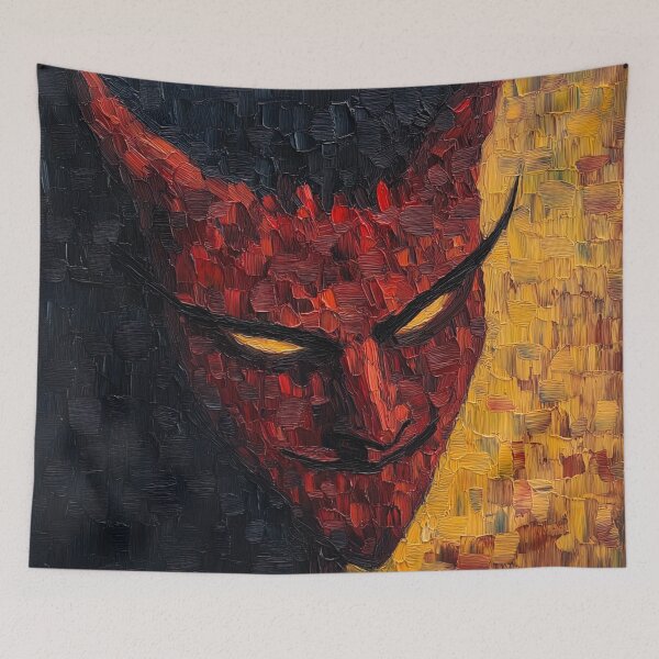 Item preview, Devil | Post-impressionist painting style designed and sold by ComicsFactory.