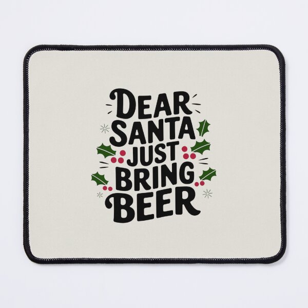 Item preview, Dear Santa, Just Bring Beer – The perfect gift for beer lovers! designed and sold by FrenchTouch77.
