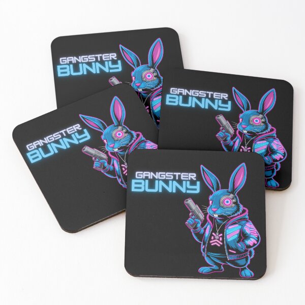 Item preview, Gangster Bunny  designed and sold by MartaDreamCraft ⭐⭐⭐⭐⭐.