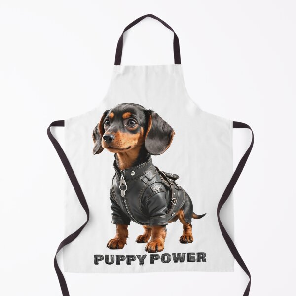 Item preview, Puppy Power. Cute Dachshund dog designed and sold by Drone-tees.