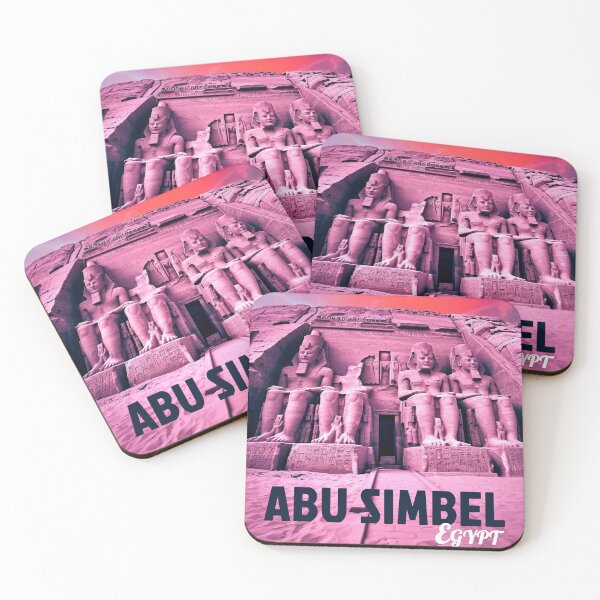 Item preview, Abu Simbel Egypt Travel Poster Wall Decor Art  designed and sold by GTwoThree.