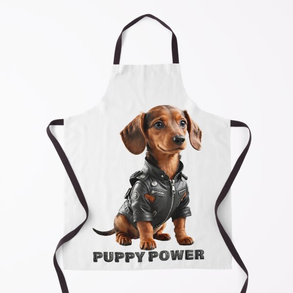 Item preview, Puppy Power. Cute Dachshund dog designed and sold by Drone-tees.