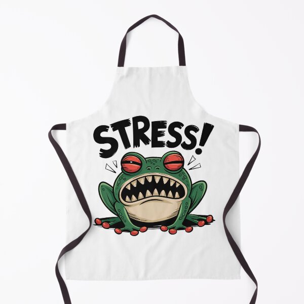 Item preview, Stressed Out Frog - Funny Anxiety Cartoon Meme Design designed and sold by Trend Pixel Co..