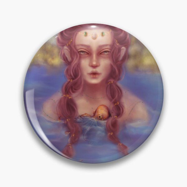 Item preview, Fairycore Pastel Siren With Octopus Pet in Odyssey Fan Art  designed and sold by Monica Laipple.