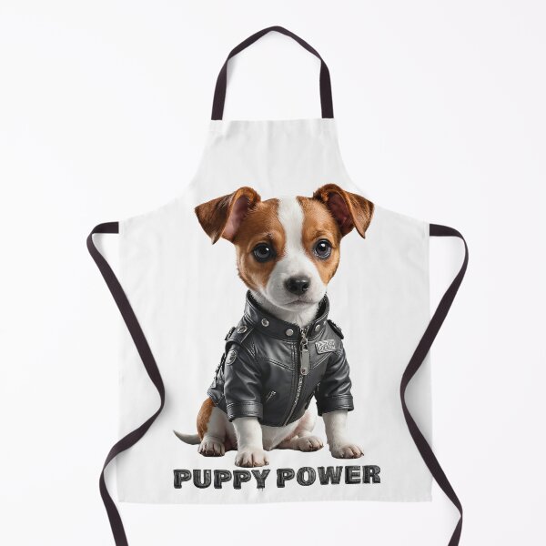 Item preview, Puppy Power. Cute Jack Russell dog designed and sold by Drone-tees.