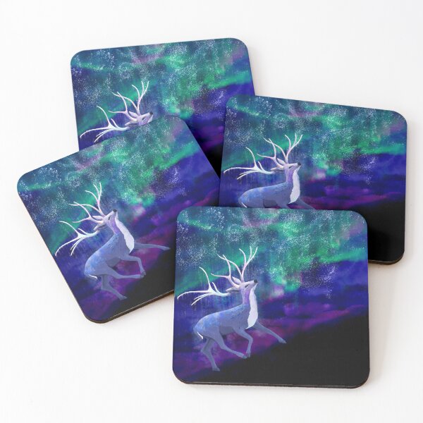 Item preview,  Aurora Borealis Reindeer's Celestial Journey designed and sold by KareliKairos.