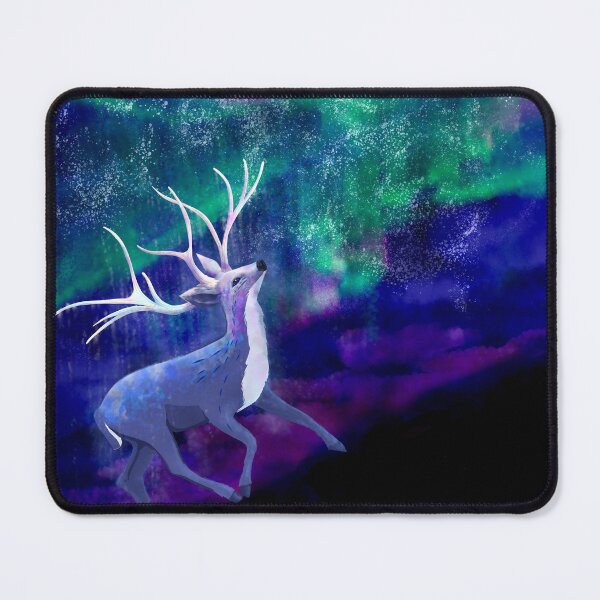 Item preview,  Aurora Borealis Reindeer's Celestial Journey designed and sold by KareliKairos.