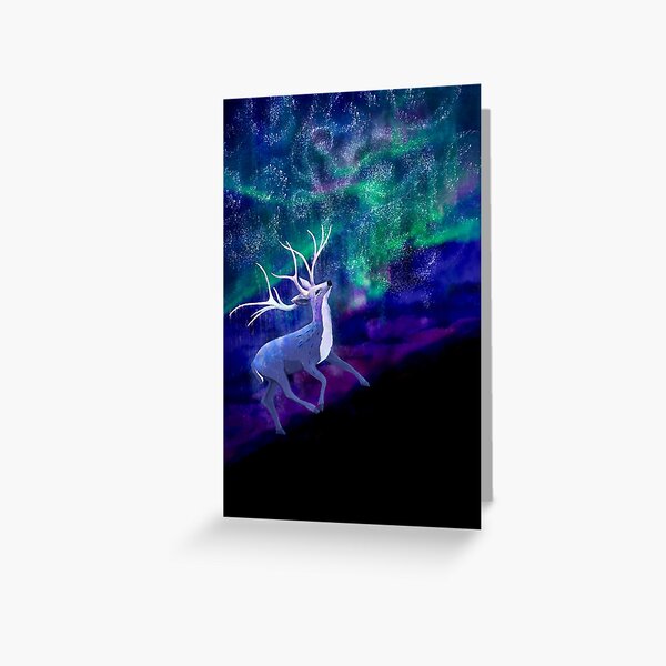 Artikel-Vorschau von Aurora Borealis – Die himmlische Reise des Rentiers, designt und verkauft von KareliKairos.