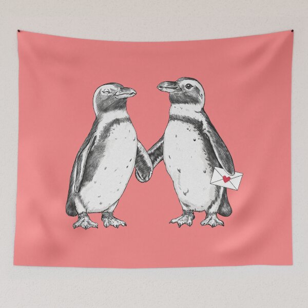 Item preview, Penguin couple designed and sold by lauragraves.