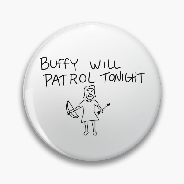 Vista previa del artículo con la obra «Buffy patrullará esta noche», diseñado y vendido por aesthetic-finds.