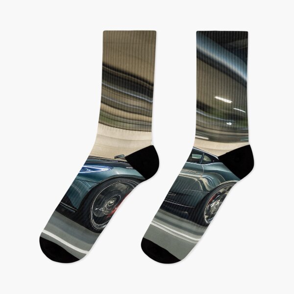 Item preview, "Elegance in Motion – Blue Aston Martin DB12 Poster" III designed and sold by AutoPopStudio.