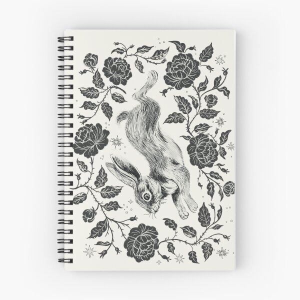 Item preview, Briar Rabbit Lino Print in linen designed and sold by lauragraves.