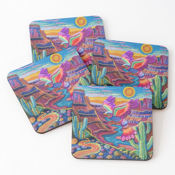 Item preview, Huichol Spirit of the Thunderbird designed and sold by stevepmp.