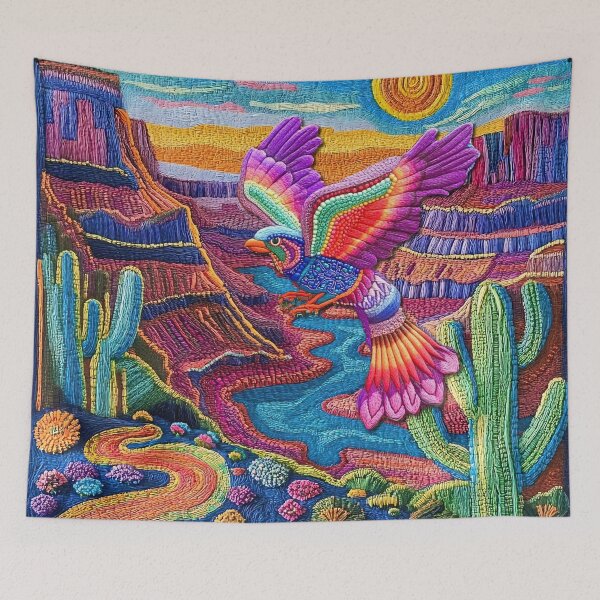 Item preview, Huichol Spirit of the Thunderbird designed and sold by stevepmp.