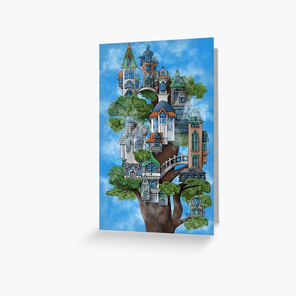 Item preview, Treehouse Neighborhood – Victorian & Italianate Fantasy designed and sold by KareliKairos.
