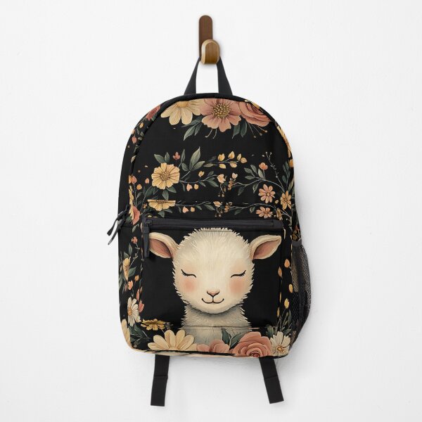 Item preview, Gentle Lamb Farmhouse Art - Soft Pastoral Animal Illustration designed and sold by TuncGK.