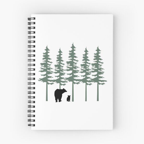 Item preview, Pine Trees and Bears designed and sold by MagnoliaLake.