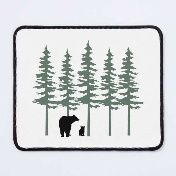 Item preview, Pine Trees and Bears designed and sold by MagnoliaLake.
