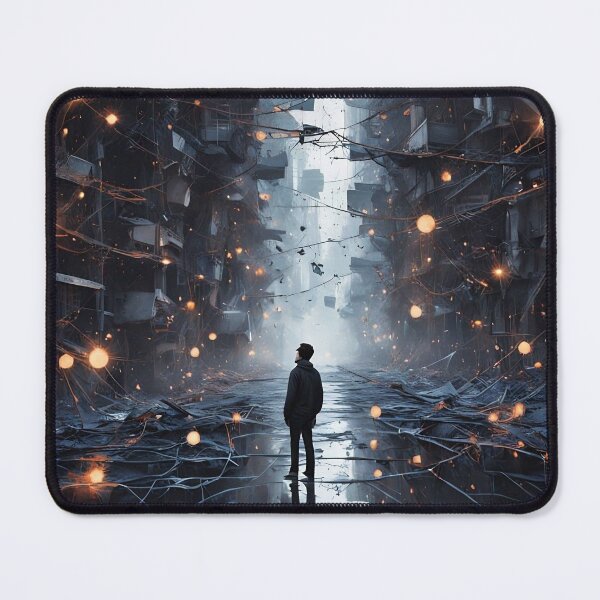 Item preview, Neon Ruins: A Vision of Forgotten Futures designed and sold by ZenOfAIarts.