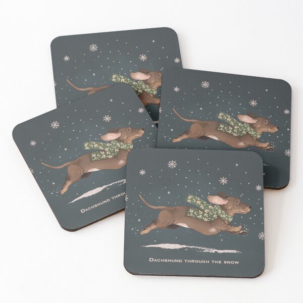 Item preview, Dachshund Through The Snow designed and sold by lauragraves.