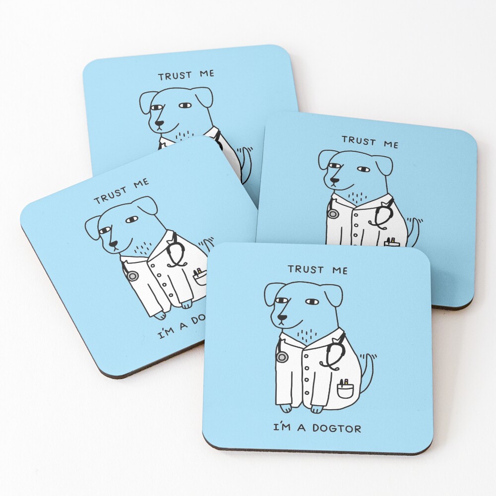 Dogtor Coasters (Set of 4)