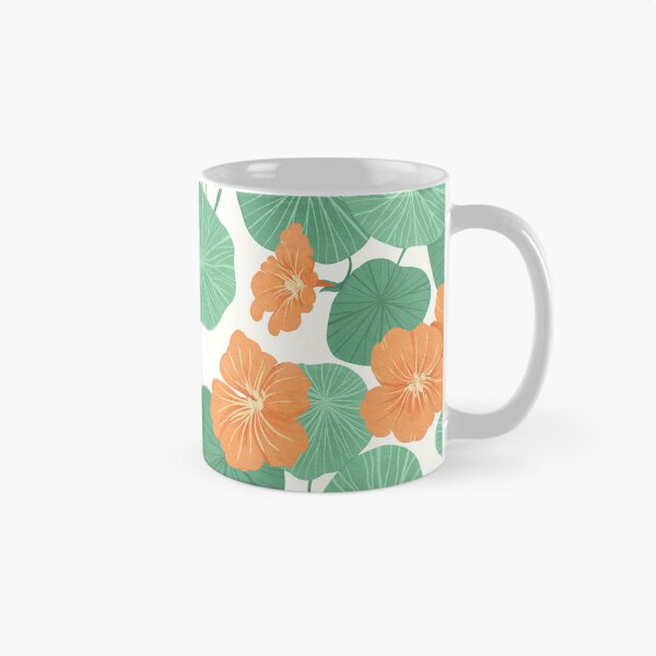 Item preview, Nasturtiums on linen designed and sold by lauragraves.