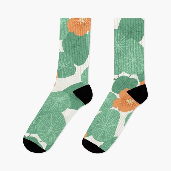 Item preview, Nasturtiums on linen designed and sold by lauragraves.