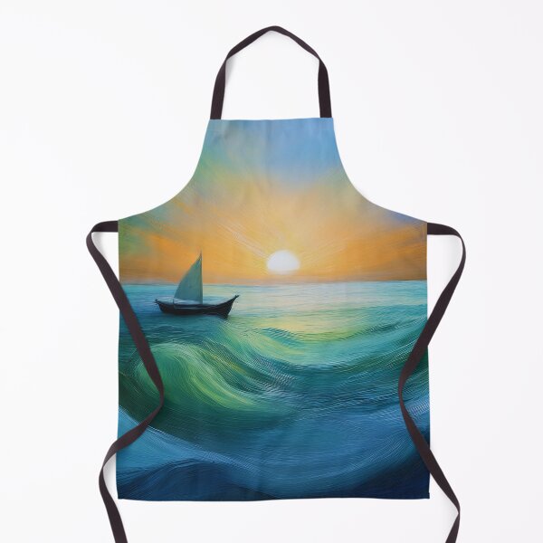 Item preview, Adrift in Color – Abstract Ocean Waves designed and sold by Dino-Lune.