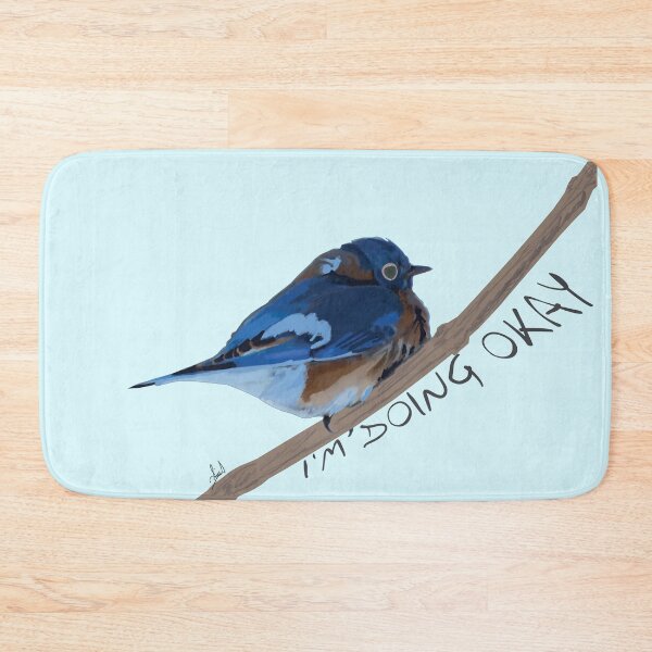 Item preview, Little Blue Bird is doing okay designed and sold by WordyDreams.