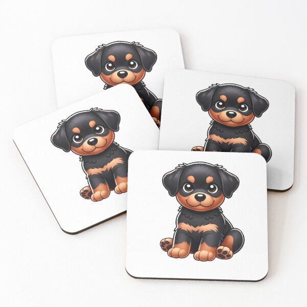 Item preview, Adorable Rottweiler Puppy – Loyal and Lovable designed and sold by ImaginPictura.
