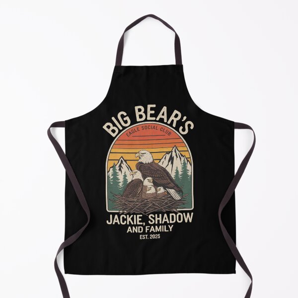 Item preview, Big Bear's Eagles Social Club, Jackie And Shadow designed and sold by vintagearttee.