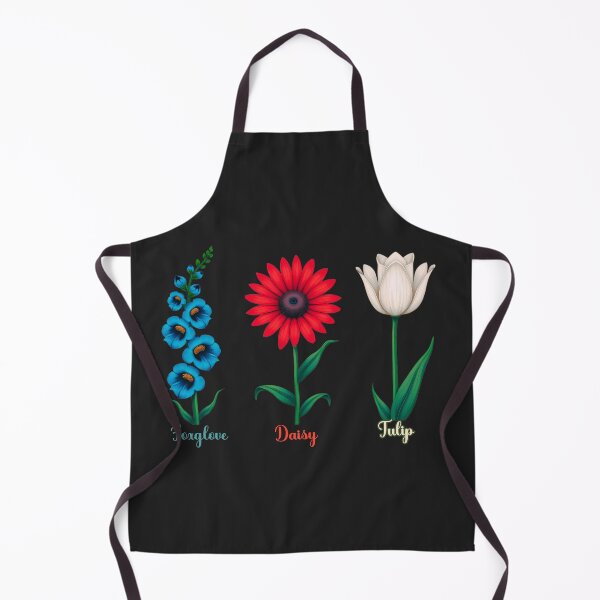 Item preview,  Foxglove, Daisy, And Tulip  Elegant Floral Nature Art For Flower Lovers designed and sold by elynne9.