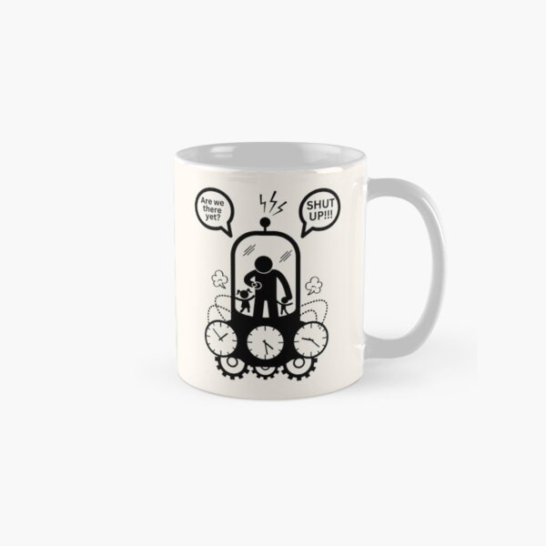 Item preview, Famille voyage dans le temps humoristique (noir) designed and sold by TimelessLocales.