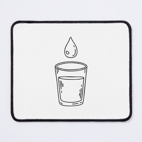 Item preview, Droplet of liquid suspended mid-air before falling into a glass designed and sold by rasagamastore.
