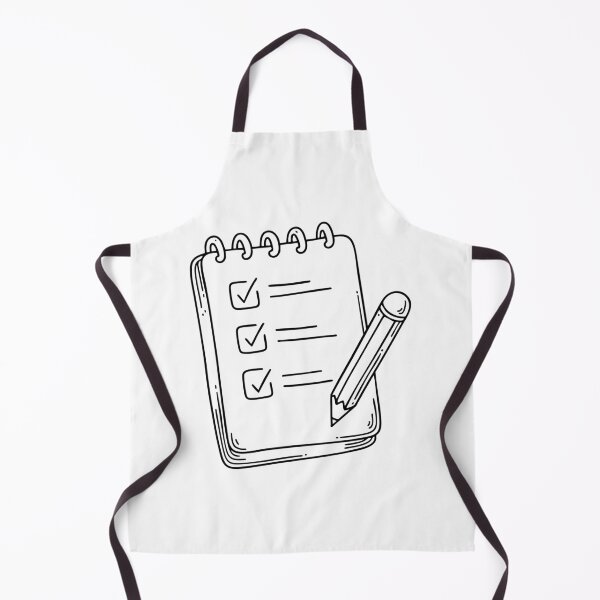 Item preview, To-do list on a notepad with a pencil resting beside it designed and sold by rasagamastore.