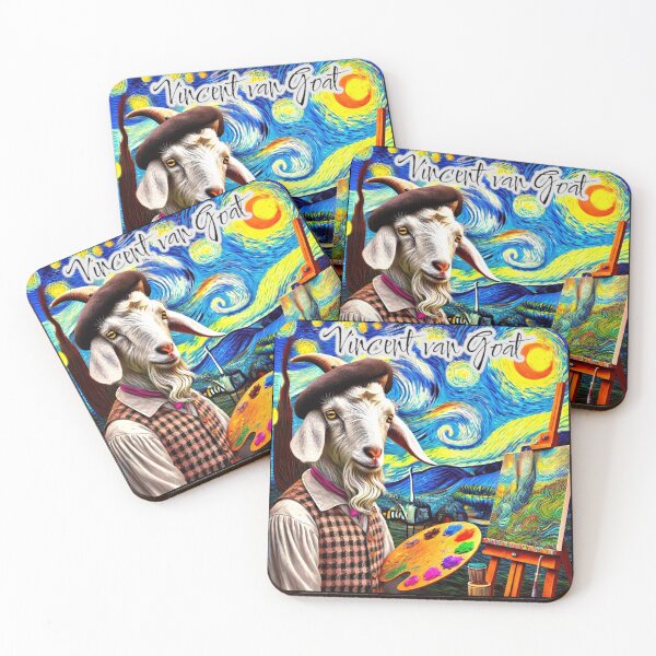 Item preview, Vincent Van Goat – Art History Mashup with a Comic Twist designed and sold by B-DIFF-e-RENT.