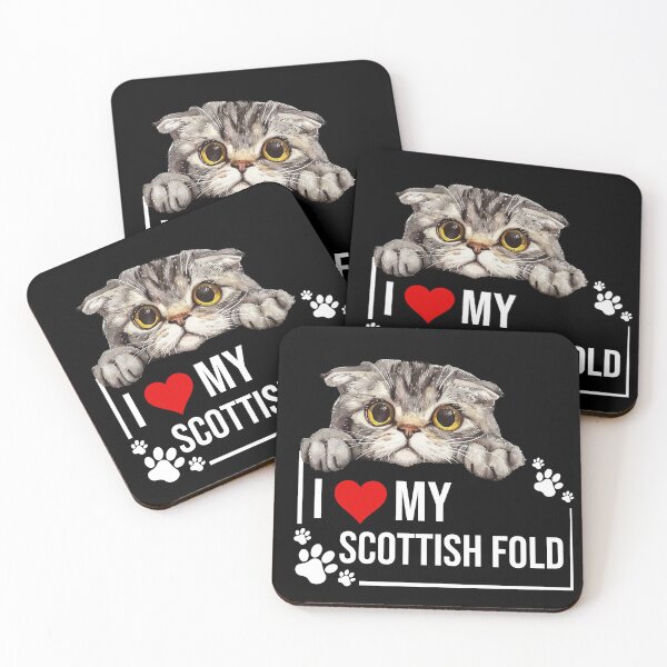 Item preview, I Love My Scottish Fold Cat designed and sold by TheAnimalZ00.