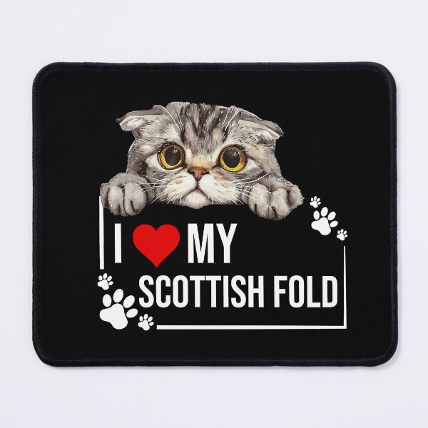 Item preview, I Love My Scottish Fold Cat designed and sold by TheAnimalZ00.