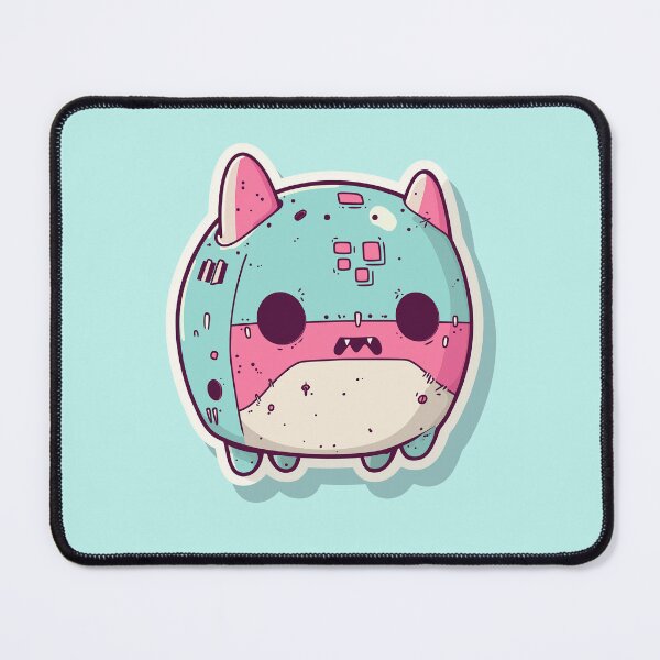 Item preview, Cute chibi kawaii Robot Kitty designed and sold by blackdogshop.