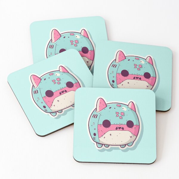 Item preview, Cute chibi kawaii Robot Kitty designed and sold by blackdogshop.