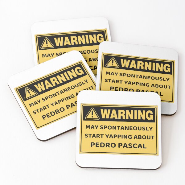 Item preview, Yapping Warning Pedro Pascal designed and sold by andres + thomas.