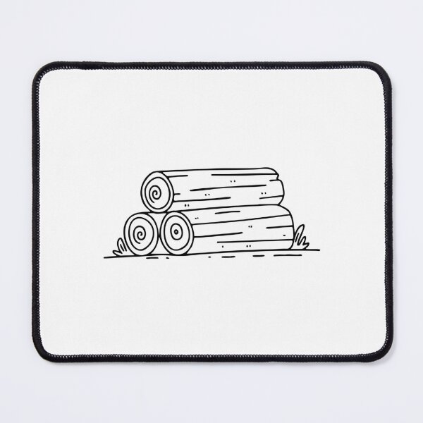 Item preview, Pile of freshly cut logs stacked near a sawmill designed and sold by rasagamastore.