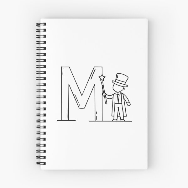 Item preview, An Illustration of letter M stand for Magician designed and sold by rasagamastore.