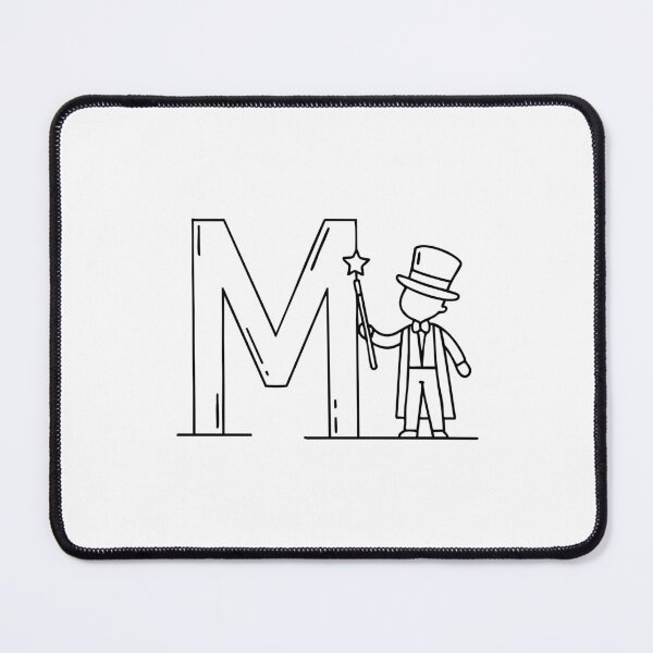 Item preview, An Illustration of letter M stand for Magician designed and sold by rasagamastore.