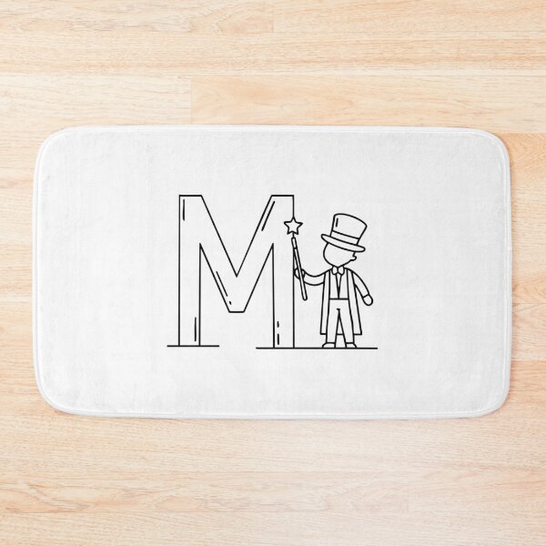 Item preview, An Illustration of letter M stand for Magician designed and sold by rasagamastore.