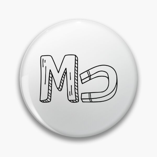 Item preview, An Illustration of letter M stand for Magnet designed and sold by rasagamastore.