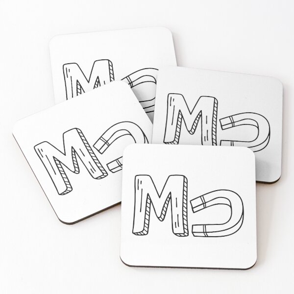 Item preview, An Illustration of letter M stand for Magnet designed and sold by rasagamastore.