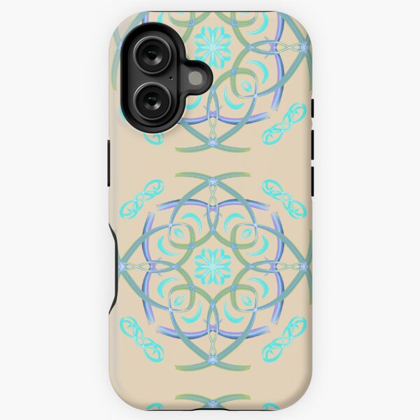 Aperçu de l'œuvre Mandala en bleu créée et vendue par LornaHamel.