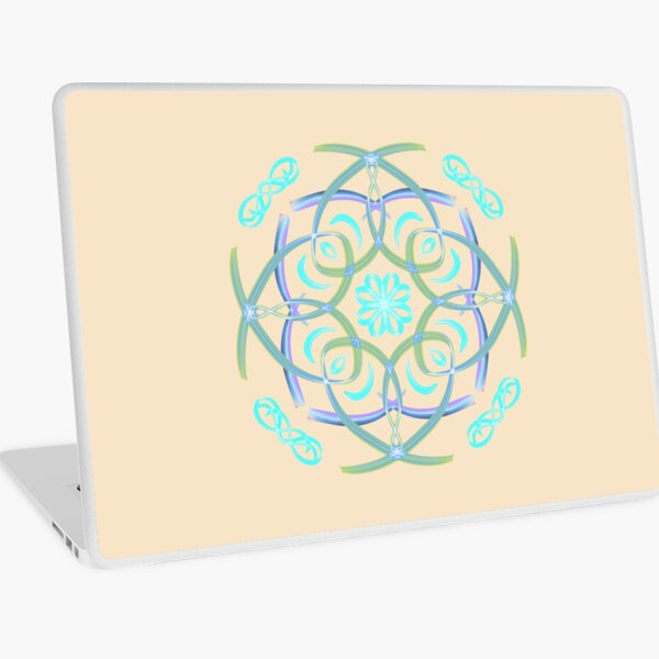 Aperçu de l'œuvre Mandala en bleu créée et vendue par LornaHamel.